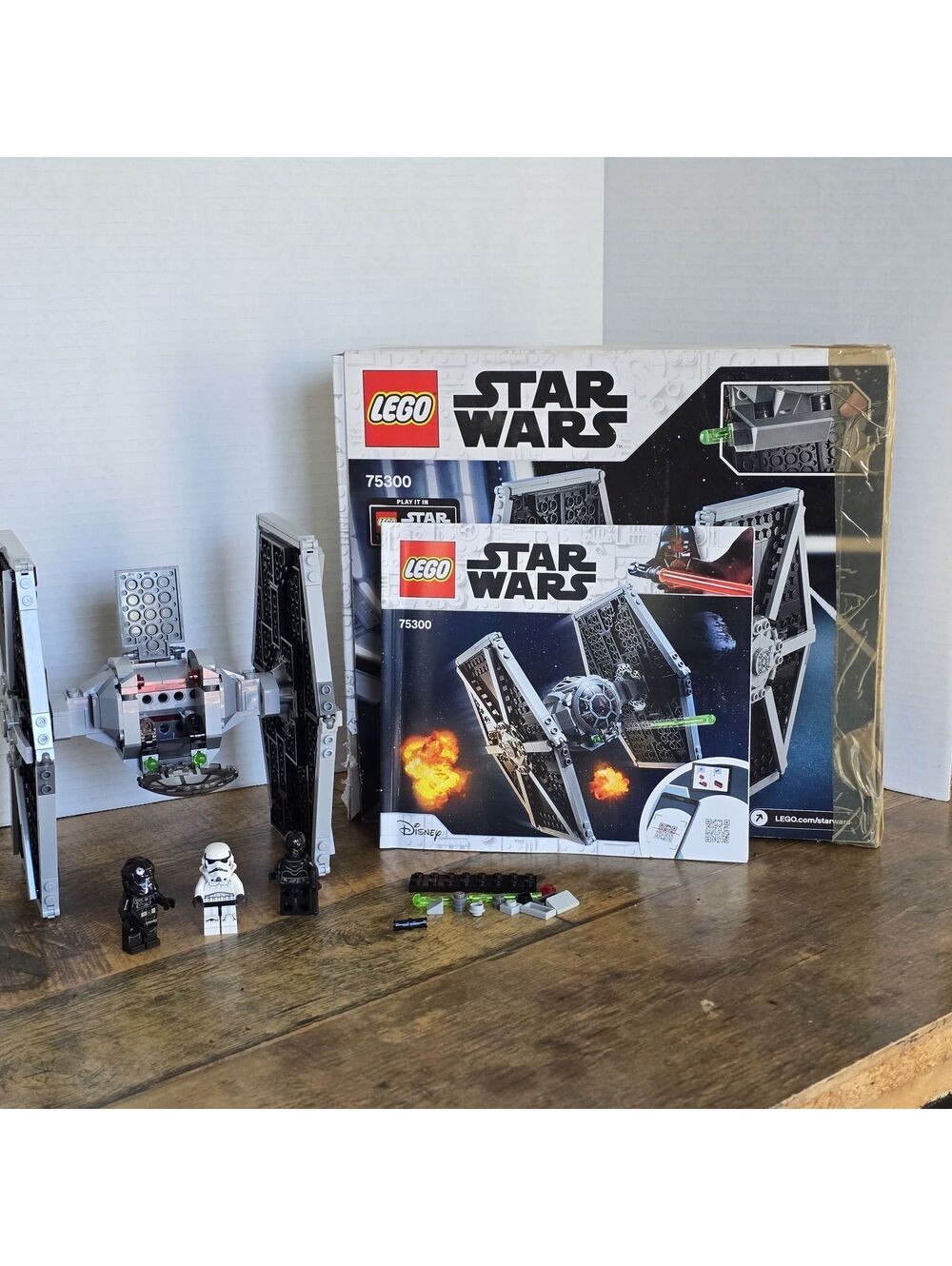 LEGO Star Wars 75300 Imperial TIE Fighter with Box Manual Minifigures RETIRED